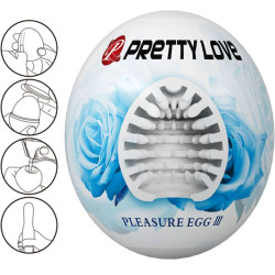 PRETTY LOVE - MĘSKI MASTURBATOR BIAŁKO JAJKA