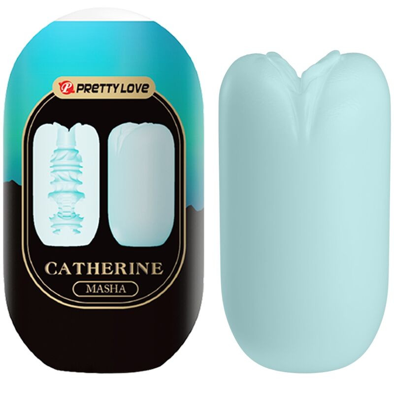 PRETTY LOVE - MASHA MĘSKI MASTURBATOR NIEBIESKI