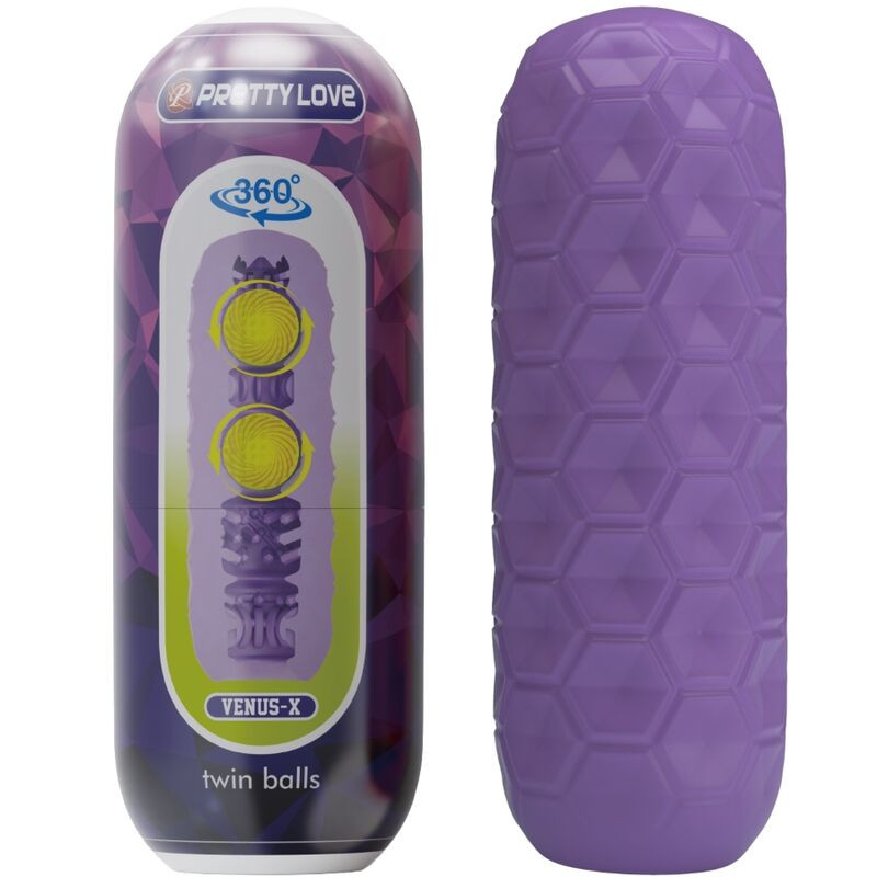 PRETTY LOVE - TWIN BALLS MÄNNLICHER MASTURBATOR LILA PRETTY LOVE - TWIN BALLS MÄNNLICHER MASTURBATOR LILA