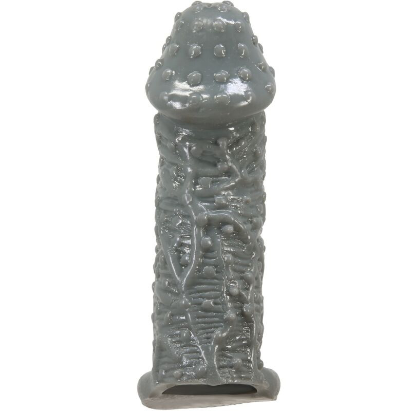 PRETTY LOVE - Agrandisseur de pénis réaliste et manchon retardateur modèle 2 gris PRETTY LOVE - Agrandisseur de pénis réaliste et manchon retardateur modèle 2 gris