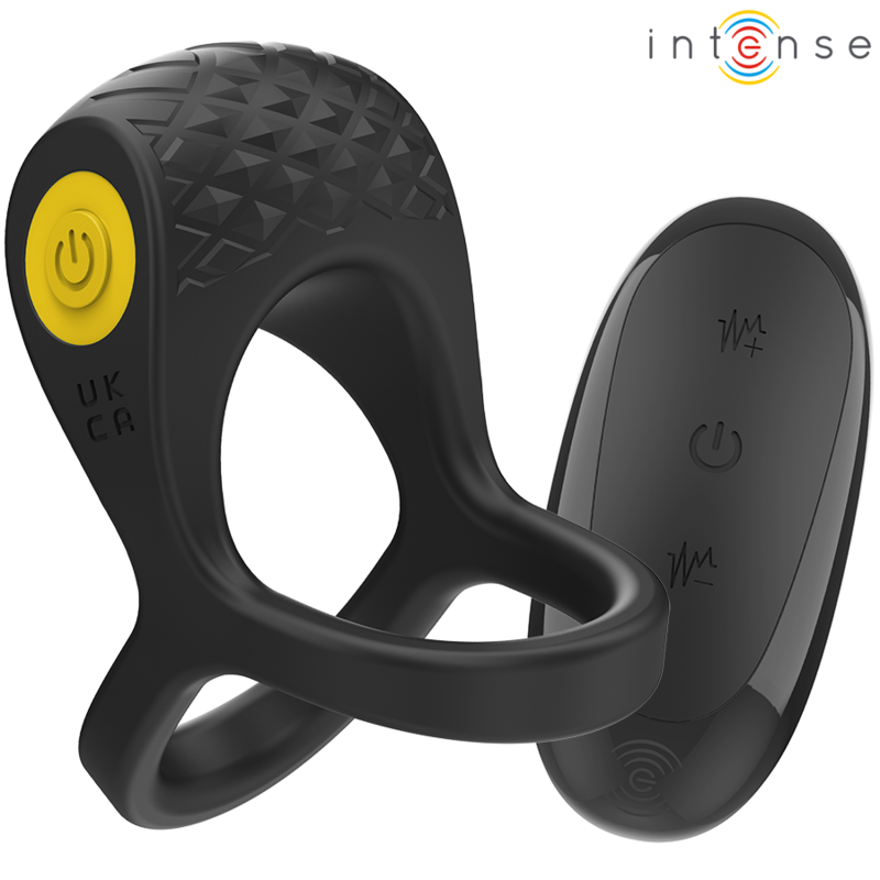 INTENSE - ALEX VIBRATORE DOPPIO ANELLO PER PENE 10 VIBRAZIONI NERO INTENSE - ALEX VIBRATORE DOPPIO ANELLO PER PENE 10 VIBRAZIONI NERO