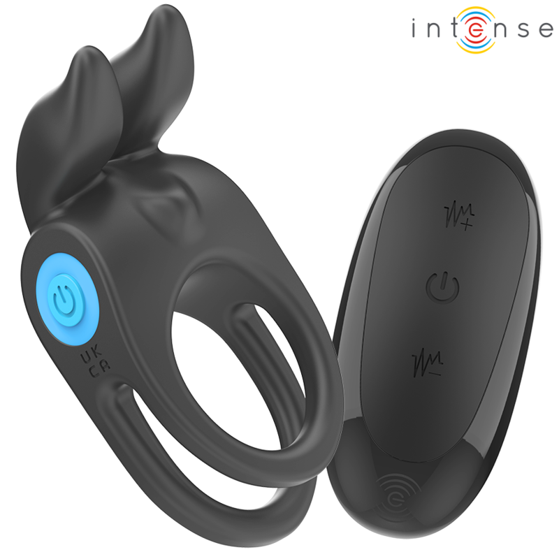 INTENSE - SAM VIBRATOR DOPPEL-PENISRING 10 VIBRATIONEN SCHWARZ INTENSE - SAM VIBRATOR DOPPEL-PENISRING 10 VIBRATIONEN SCHWARZ