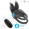INTENSE - SAM VIBRATOR DOPPEL-PENISRING 10 VIBRATIONEN SCHWARZ