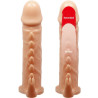 PRETTY LOVE - EMMIT PENIS SLEEVE + STYMULATOR ŁECHTACZKI FLESH