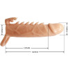 PRETTY LOVE - EMMIT PENIS SLEEVE + STYMULATOR ŁECHTACZKI FLESH
