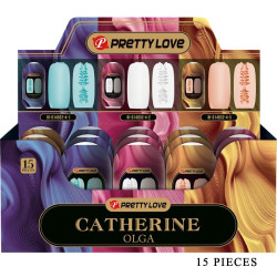 PRETTY LOVE - OLGA PAKIET 15 RÓŻNYCH MĘSKICH MASTRUBATORÓW