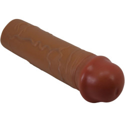 PRETTY LOVE - NILE PENIS SLEEVE Z PRZEDŁUŻENIEM 2,5 CM MULATTO