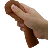 PRETTY LOVE - NILE PENIS SLEEVE Z PRZEDŁUŻENIEM 2,5 CM MULATTO