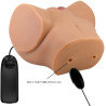 CRAZY BULL - VIBRATORE EMILIA ASS CON VAGINA E ANO REALISTICI CARNE TELECOMANDO