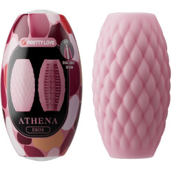 PRETTY LOVE - ATHENA EROS SILIKONOWY MĘSKI MASTURBATOR RÓŻOWY