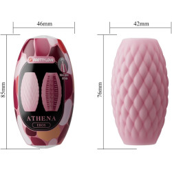PRETTY LOVE - ATHENA EROS SILIKONOWY MĘSKI MASTURBATOR RÓŻOWY