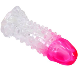 PRETTY LOVE - WILFORD REALISTYCZNA POSZEWKA POWIĘKSZAJĄCA Z WYTŁOCZONYM PENISEM RÓŻOWA