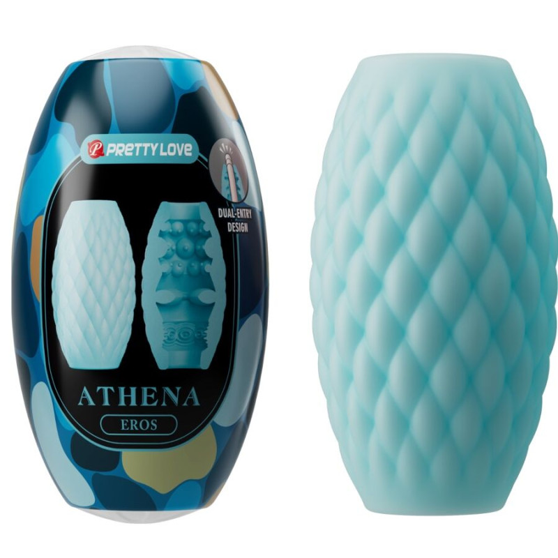 PRETTY LOVE - ATHENA EROS MASTURBADOR MASCULINO SILICONA CELESTE PRETTY LOVE - ATHENA EROS MASTURBADOR MASCULINO SILICONA CELESTE