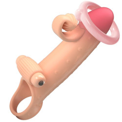 ROMANCE - WIBRACYJNY RĘKAW PENISA NATURALNY