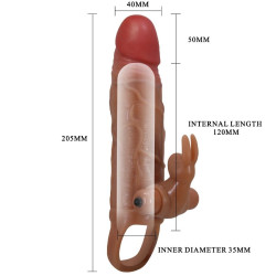 PRETTY LOVE - OSMAR PENIS SLEEVE + WIBRACYJNY STYMULATOR ŁECHTACZKI