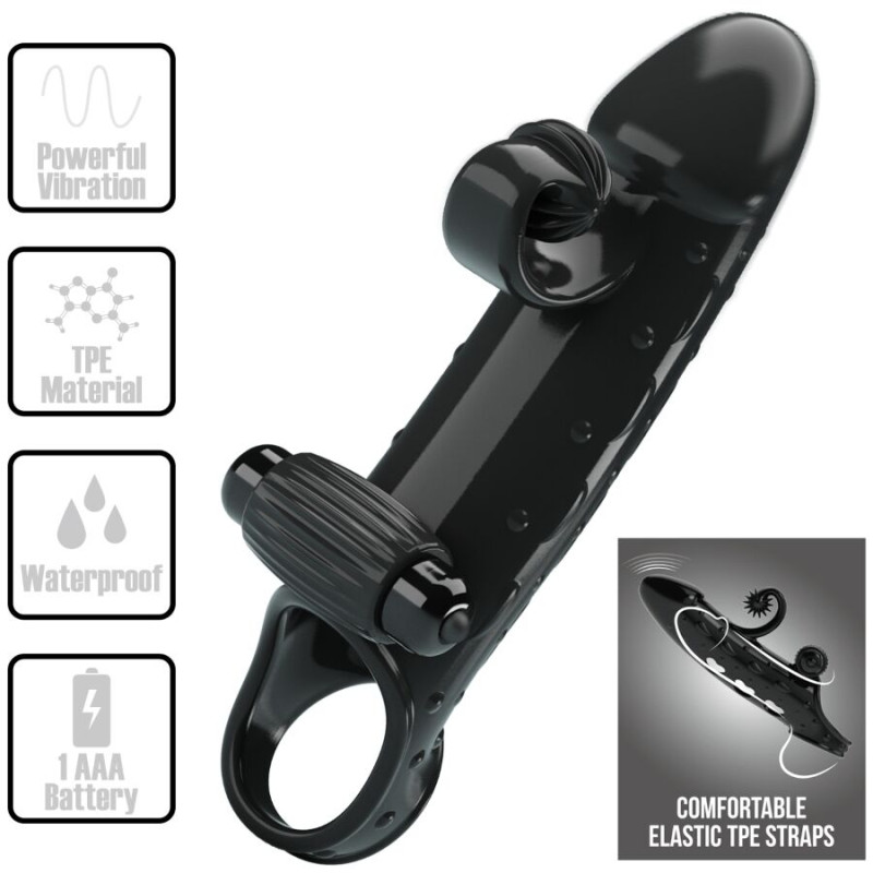 ROMANCE - GUAINA PER PENE VIBRANTE NERA ROMANCE - GUAINA PER PENE VIBRANTE NERA