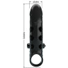 ROMANCE - VIBRATING PENIS SLEEVE BLACK