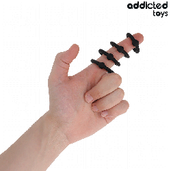 ADDICTED TOYS - ZESTAW PIERŚCIENI SILIKONOWYCH DOCISKOWYCH
