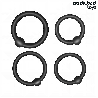 ADDICTED TOYS - SET OF PRESSURE SILICONE RINGS
