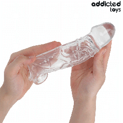 ADDICTED TOYS - PRZEŹROCZYSTY PENIS EXTENSON 27 CM