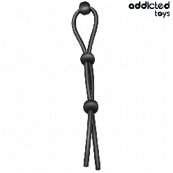 ADDICTED TOYS - SILIKONOWA LINA DO PENISA Z POTRÓJNĄ PĘTLĄ