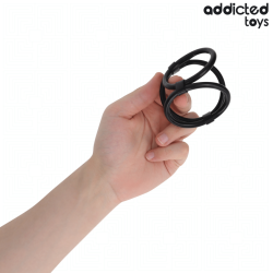 ADDICTED TOYS - PIERŚCIEŃ NA PENISA POTRÓJNEGO