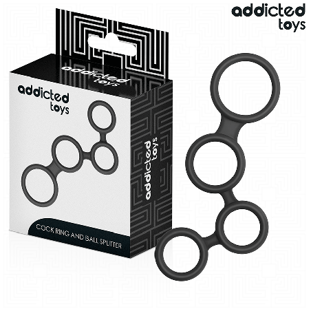ADDICTED TOYS - ANEL PARA PÊNIS COM DIVISORES PARA TESTÍCULOS