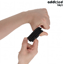 ADDICTED TOYS - PENIS RING Z PRZEGRODAMI NA JĄDRA