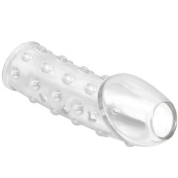 PRETTY LOVE - TIGHT AND VOLUMIZING PENIS SLEEVE TRANSPARENT