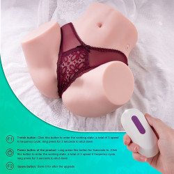 XISE - MARISA MULTIPOSITION REALISTIC VAGINA  MASTURBATOR WITH THRUSTING