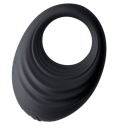ROCKS-OFF - SPIRE CZARNY WIBRACYJNY PENIS RING
