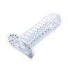 BAILE - OSLONA NA PENIS Z PRZEZROCZYSTYMI PUNKTAMI POBUDZAJACYMI 14 CM