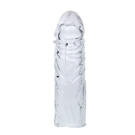 BAILE - LILIOWA OSLONA NA PENIS Z DOPASOWANEGO SILIKONU 13 CM