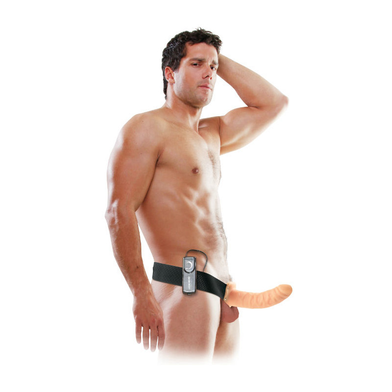 FETISH FANTASY SERIES - 19 CM WIBRUJACY PASEK NA PASKU BRAZOWY