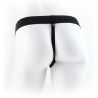 FETISH FANTASY SERIES - 11 HOLLOW STRAP-ON VIBRANDO COM BOLAS 27,9CM CARNE