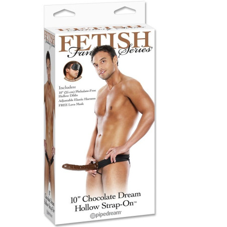 FETISH FANTASY SERIES - CZEKOLADOWY DREAM HOLLOW Z PASKIEM