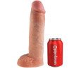 KING COCK - SISTEMA DI REGTATURA HOLLOW STRAP-ON CARNE 28 CM