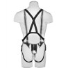 KING COCK - 30.5 CM HOLLOW STRAP-ON SUSPENDER SYSTEM - FLESH