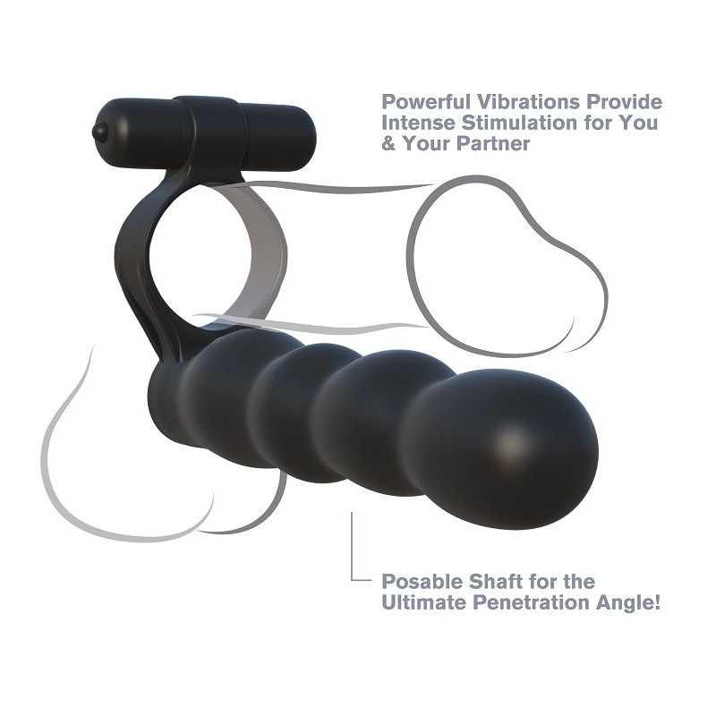 FANTASY C-RINGZ - POSABLE DOPPELPENETRATOR