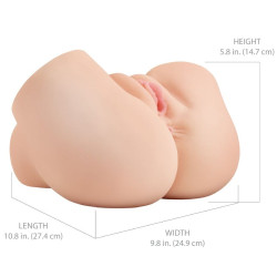 PDX ELITE - REALISTYCZNY WIBRACYJNY MASTURBATOR WAGINY I ODBYTU