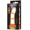 PRETTY LOVE - MAGICZNY DILDO NOCNE BEZ WIBRACJI SWIATLO POMARANCZOWY