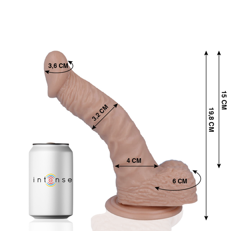 MR INTENSE - 18 REALISTYCZNYCH KOGUTOW 19.8 CM -O- 3.2 CM