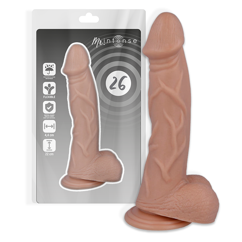 MR INTENSE - 26 REALISTYCZNYCH KOGUTOW 22 CM -O- 4.4 CM