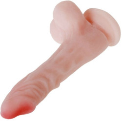 BAILE - NATURALNY REALISTYCZNY DILDO Z KOGUTEM 21,6 CM
