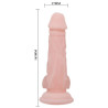 BAILE - DILDO NATURALE SUPER REALISTICO 16.5 CM