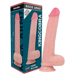 ROCKARMY - PLYNNY SILIKON PREMIUM KINGCOBRA REALISTYCZNY 24 CM -O- 4.77 CM