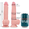 ROCKARMY - DILDO W PLYNIE SILIKONOWYM PREMIUM SPITFIRE 21 CM -O- 4.62 CM
