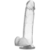 X RAY - PRZEZROCZYSTY KOGUT Z KULKAMI 22 CM -O- 4.6 CM
