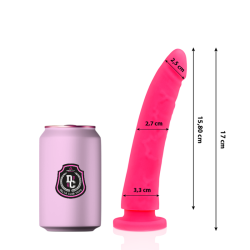 DELTA CLUB - ZABAWKI ROZOWE DILDO MEDYCZNE SILIKONOWE 17 CM -O- 3 CM