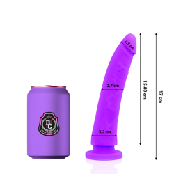 DELTA CLUB - ZABAWKI LILIOWE DILDO MEDYCZNE SILIKONOWE 17 CM -O- 3 CM